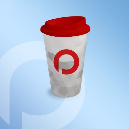 Gobelet plastique pour café personnalisable